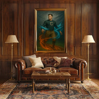 Elemental Athlete Art Jim Thorpe Poster