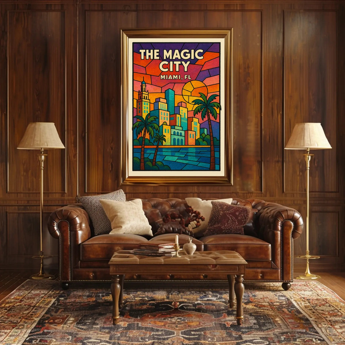 The Magic City Miami, FL Poster
