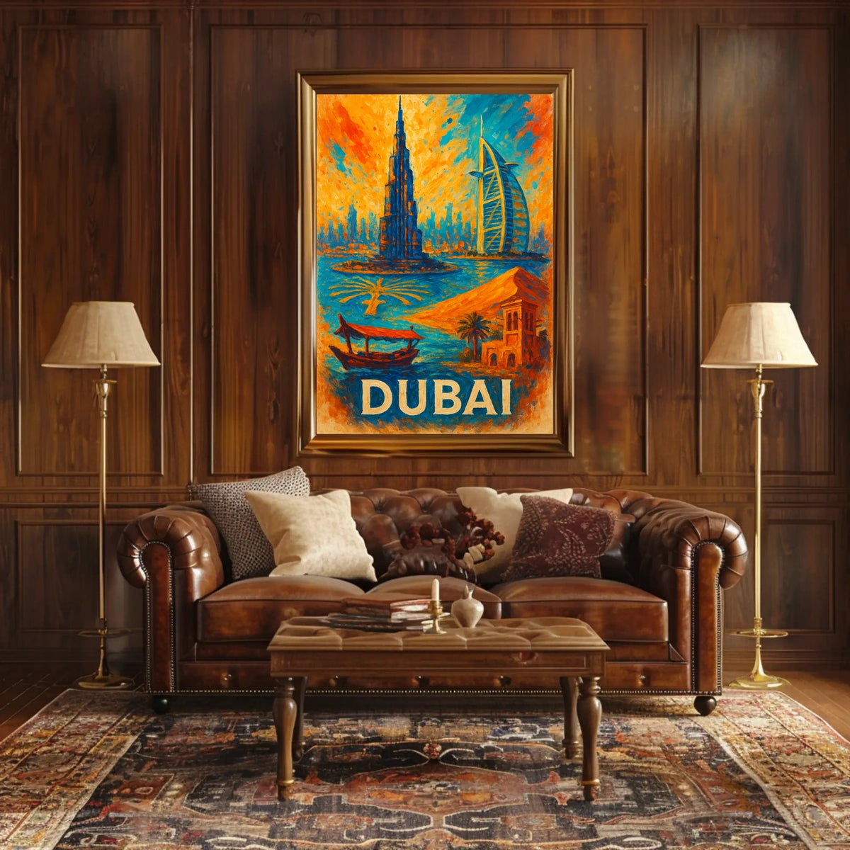 Dubai Poster City Of Wonders Wall Art For Travelers