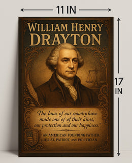 William Henry Drayton American Founding Father Poster PosterGoat