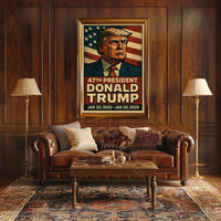 Donald Trump 47Th President Poster
