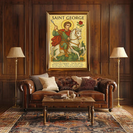 Saint George Patron Saint Poster PosterGoat