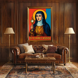 St. Clare of Assisi Poster