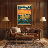 Christmas In San Francisco Poster