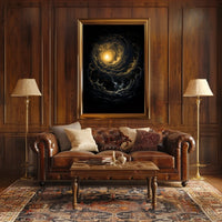 Mesmerizing Cosmic Vortex Abstract or Artistic Poster