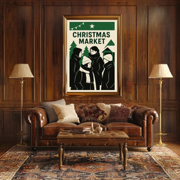 Christmas Market Celebration Poster
