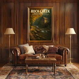 Rock Creek Urban Oasis In Washington, Poster