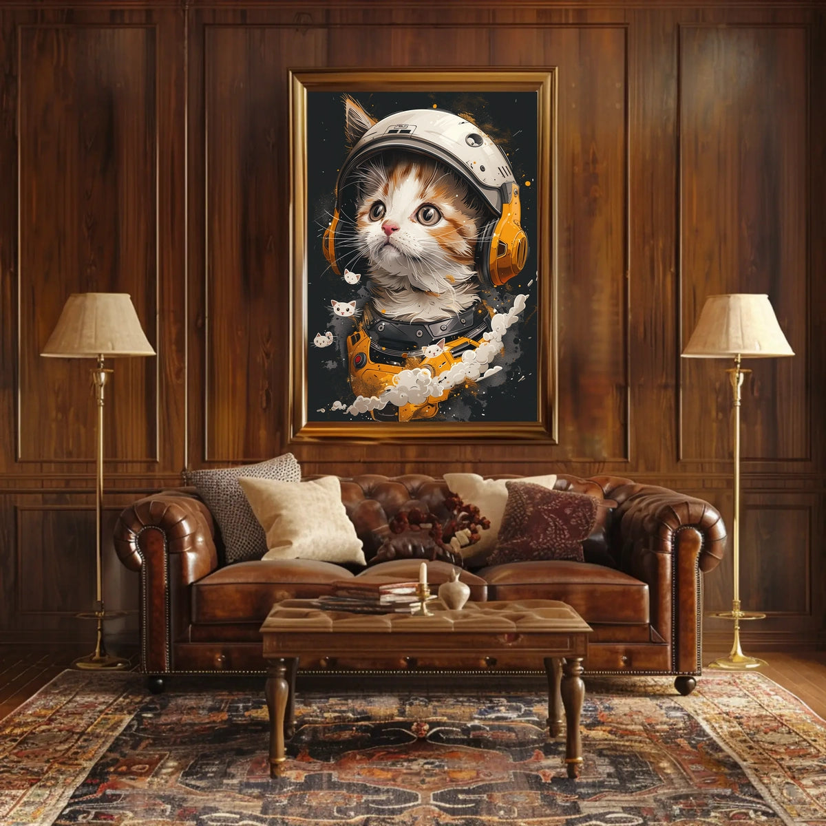 Cosmic Kitten Adventure Poster