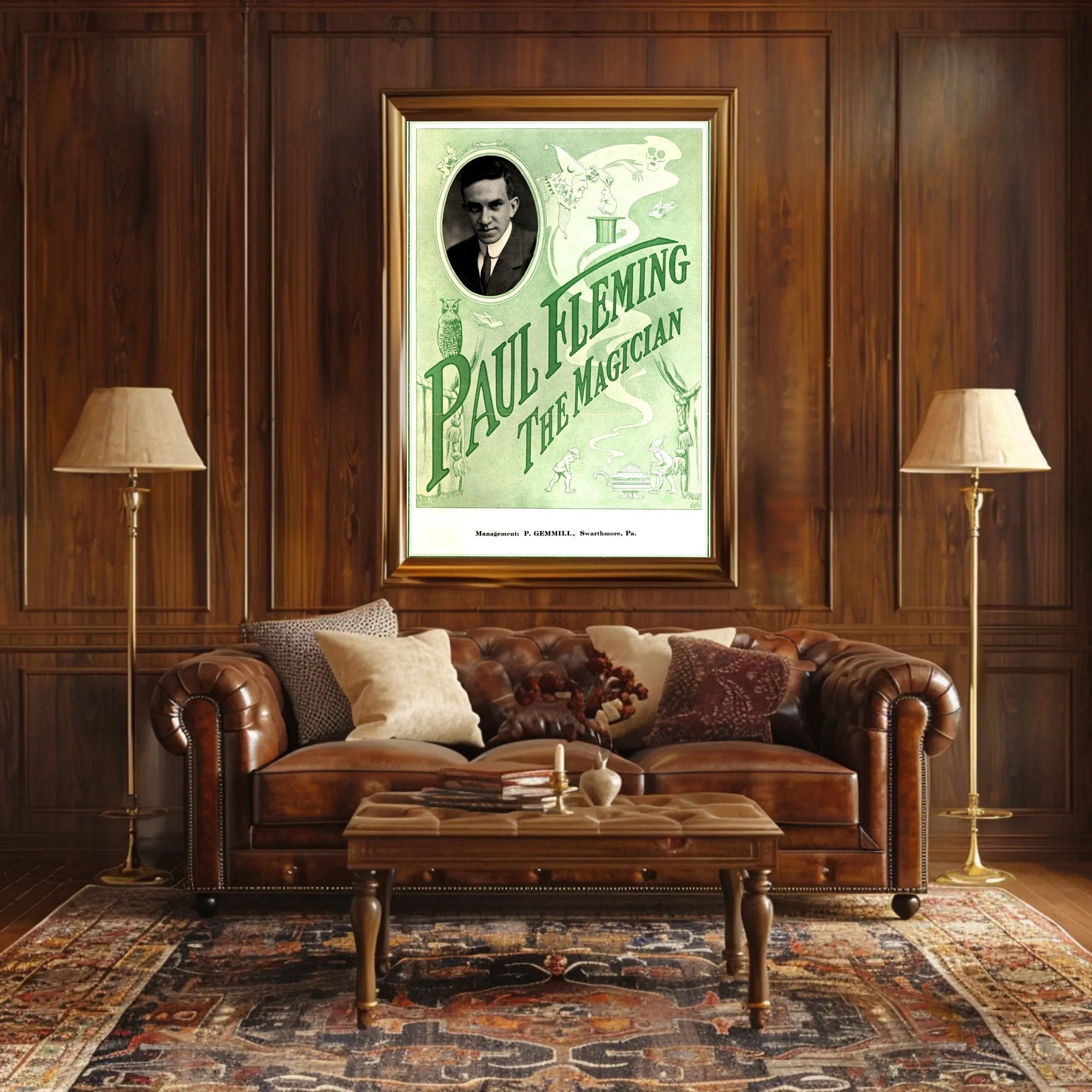 Paul Fleming Vintage Magic Poster - Abstract, Artistic Poster