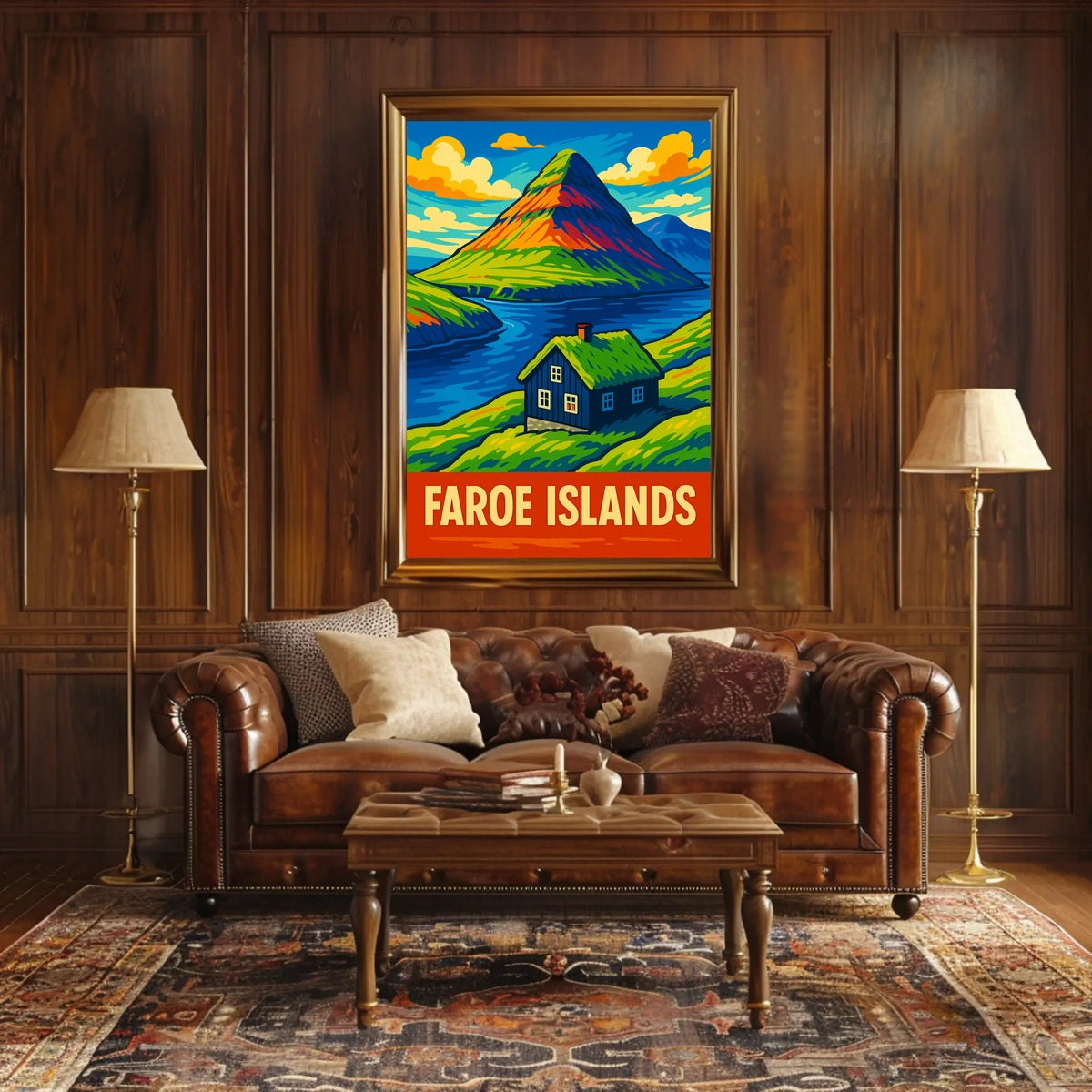 Faroe Islands Scenic Poster
