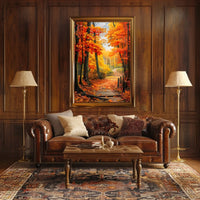 Autumn Pathway Poster
