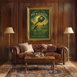 Pickleball Open Tournament 2024 Poster