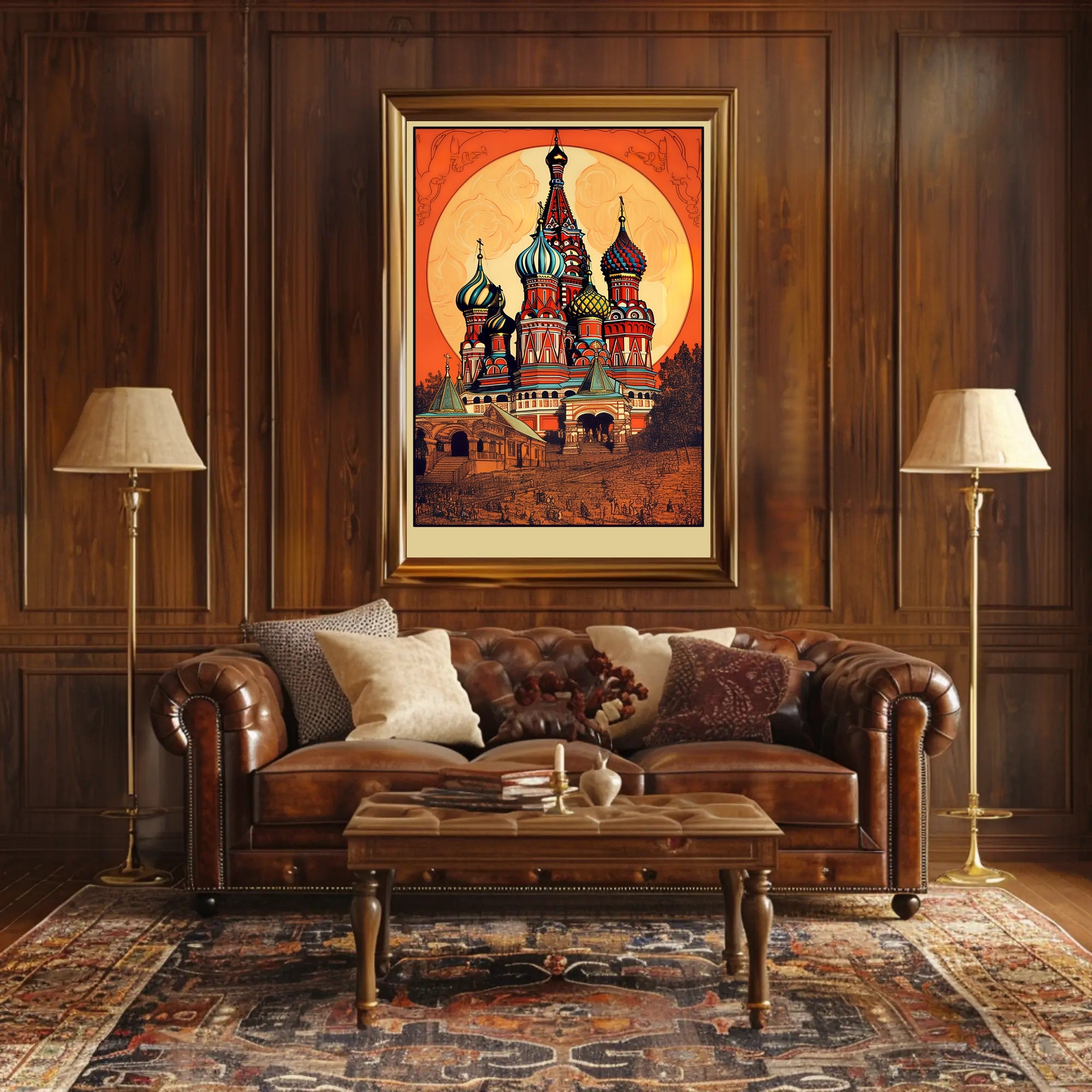 Vibrant Russian Architecture Poster