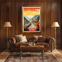 Germany The Rhine Poster