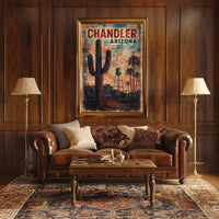 Chandler Arizona Scenic Wanderlust Decor Lovers Poster