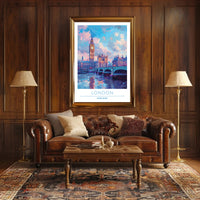 London Skyline Art Poster