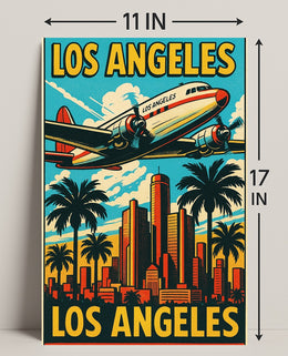 Los Angeles Travel Poster PosterGoat