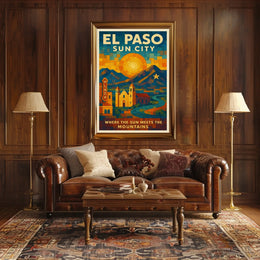 El Paso Sun City Poster