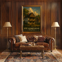 Ste. Genevieve French Colonial Poster