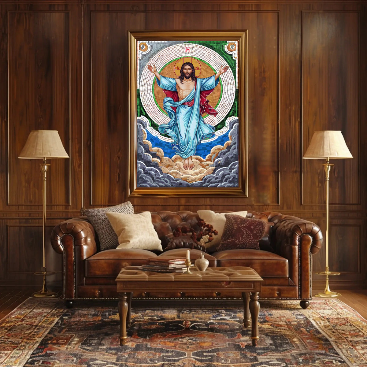 Ascension Mosaic Art Poster