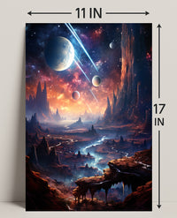 Cosmic Landscape Poster PosterGoat