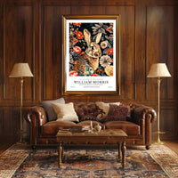 William Morris Rabbit Floral Heritage Poster