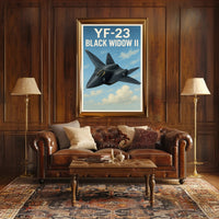 YF-23 Black Widow II Poster PosterGoat