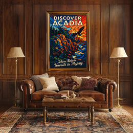 Discover Acadia Poster