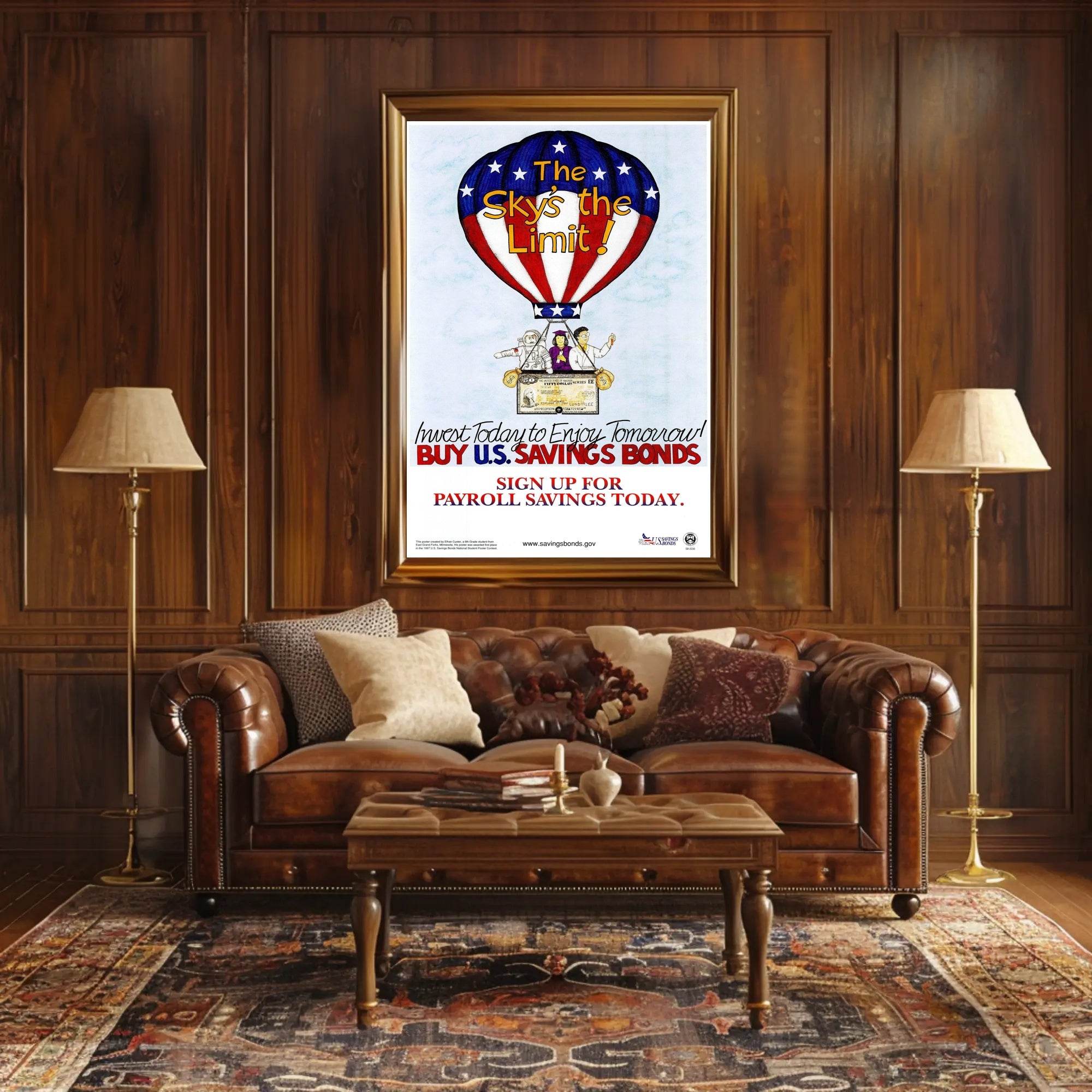 The Sky's the Limit! Poster PosterGoat