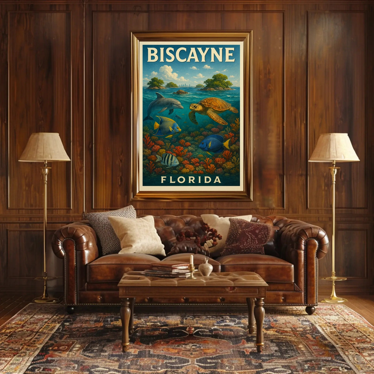 Biscayne Beauty Poster