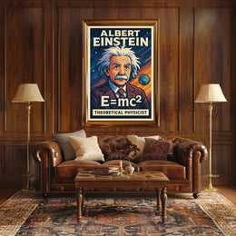 Albert Einstein Theoretical Physicist Poster