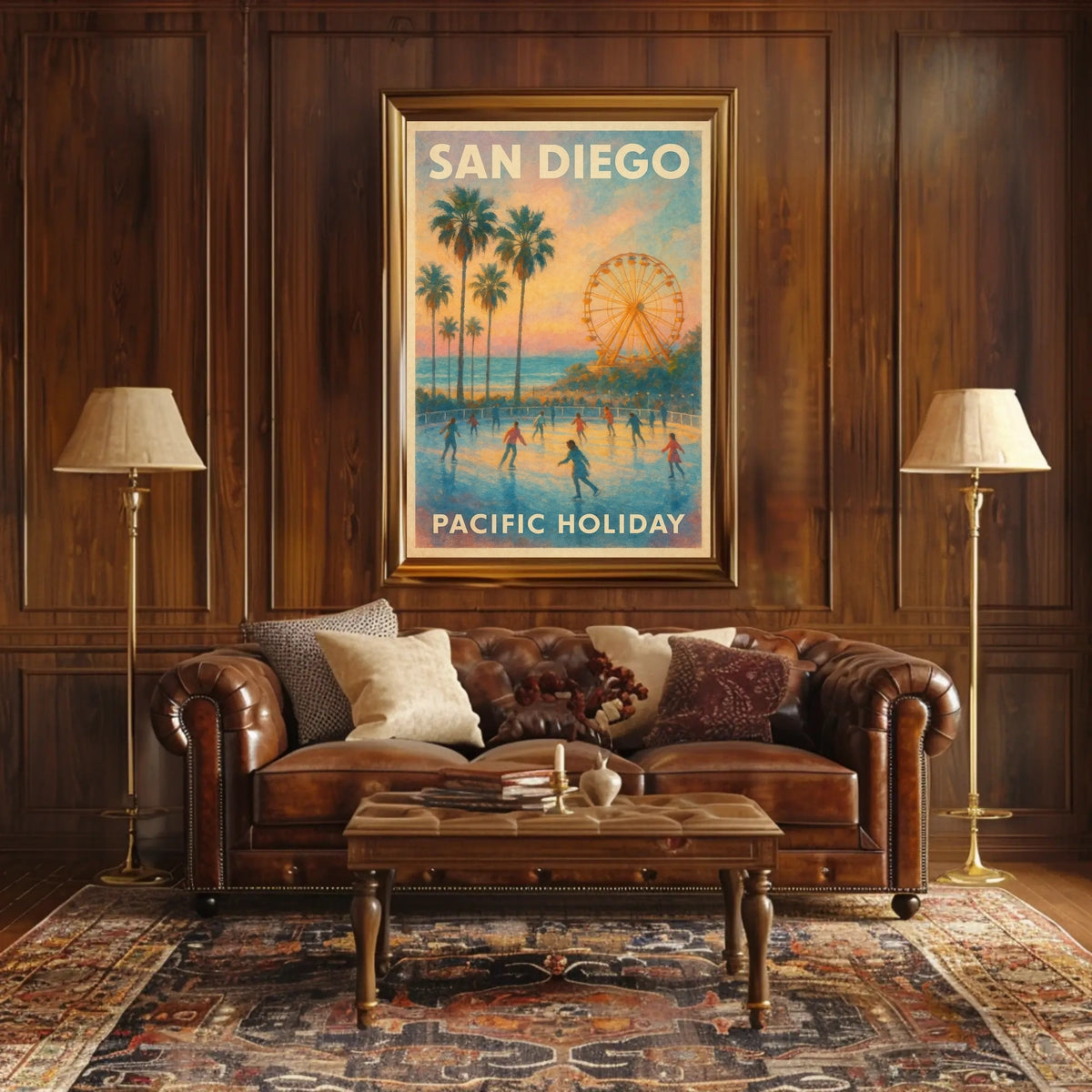 San Diego Pacific Holiday Poster