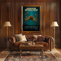 Japanese Spider Crab Giant of the Ocean Depths Poster
