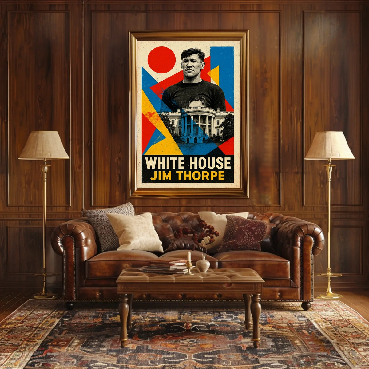 Jim Thorpe And The White House Poster