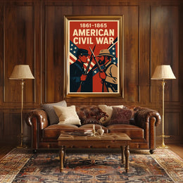 American Civil War 1861-1865 Poster