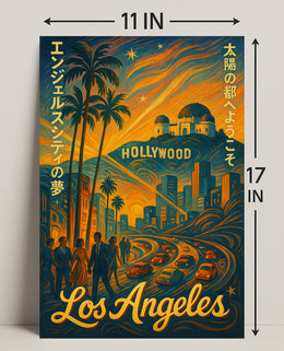 Los Angeles Dreamscape Poster PosterGoat