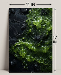 Abstract Green Texture Abstract Poster