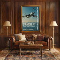 B-47 Stratojet Flying Military Art Print - Poster