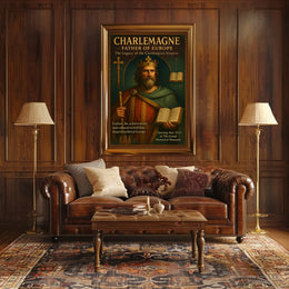 Charlemagne Father Of Europe Poster