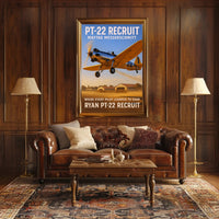 PT-22 Recruit Aviation Training Poster PosterGoat