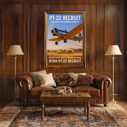 PT-22 Recruit Aviation Training Poster PosterGoat