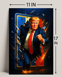 Breaking Through Poster PosterGoat