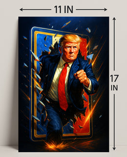 Breaking Through Poster PosterGoat