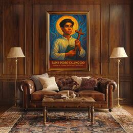 Saint Pedro Calungsod Patron of Filipino Youth and Catechists Poster
