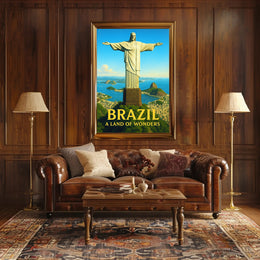 Brazil A Land of Wonders Poster PosterGoat