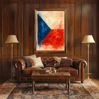 Abstract National Colors Abstract Poster
