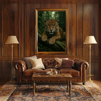 Majestic Jaguar in the Jungle Poster
