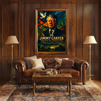 Jimmy Carter United States Leader Fine Art Print PosterGoat