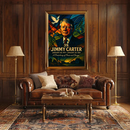 Jimmy Carter United States Leader Fine Art Print PosterGoat