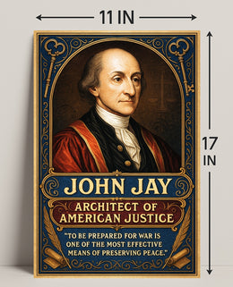 John Jay Architect of American Justice Poster PosterGoat